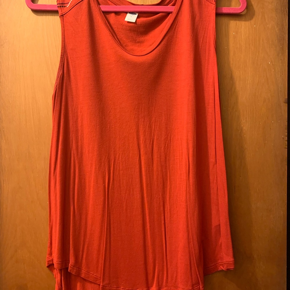 Orange tank top